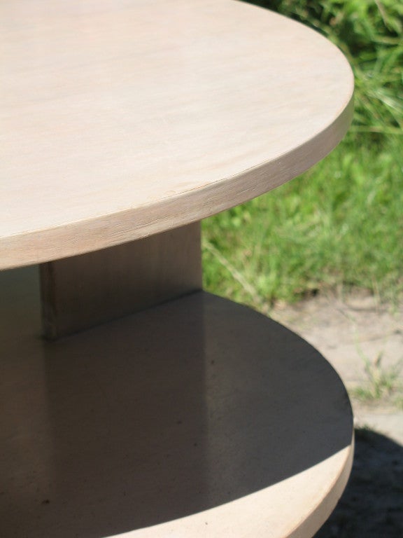 Mid-20th Century A round Birch Ply Coffee table by Gerald Summer For Sale