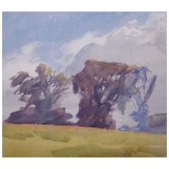 Archibald Knox 1864-1933 Framed Watercolour 
Kewaige
