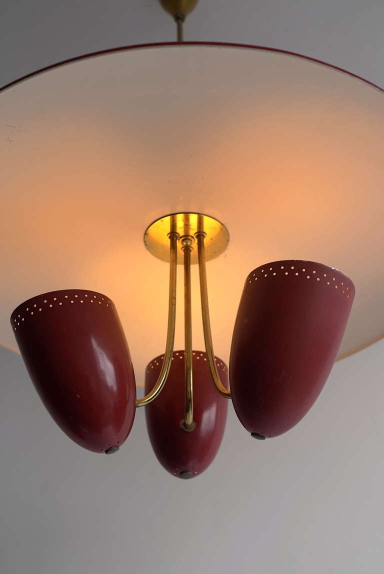 Italian 1950s Pendant Lamp In Good Condition In Den Haag, NL