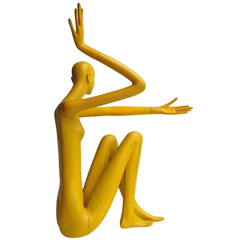 Sculptural Mannequin Art 1960's at 1stdibs