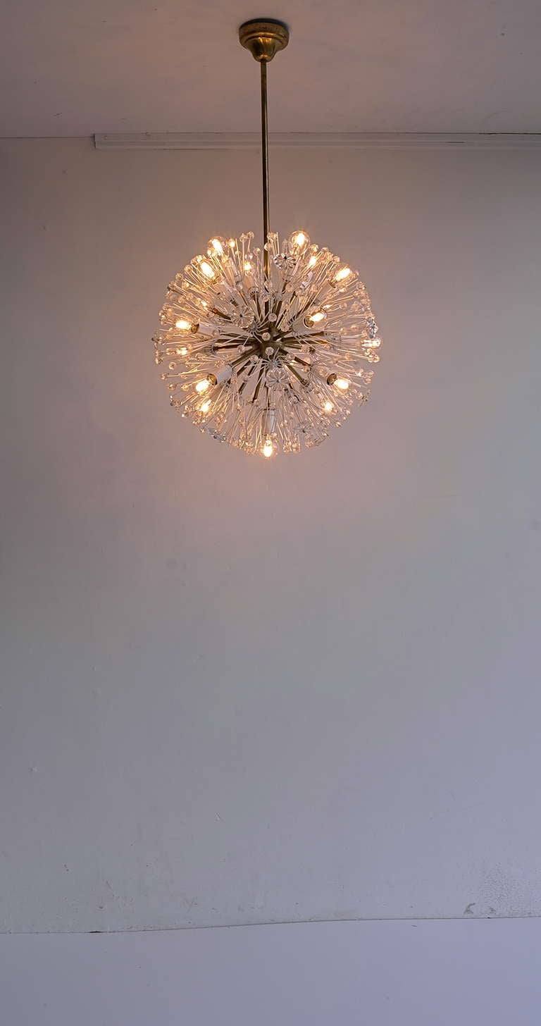 Austrian Emil Stejnar Chandelier For Rupert Nikoll Vienna