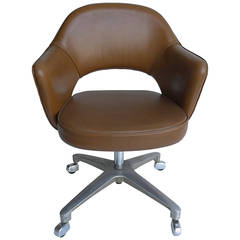 Eero Saarinen Swivel Office Armchair for Knoll
