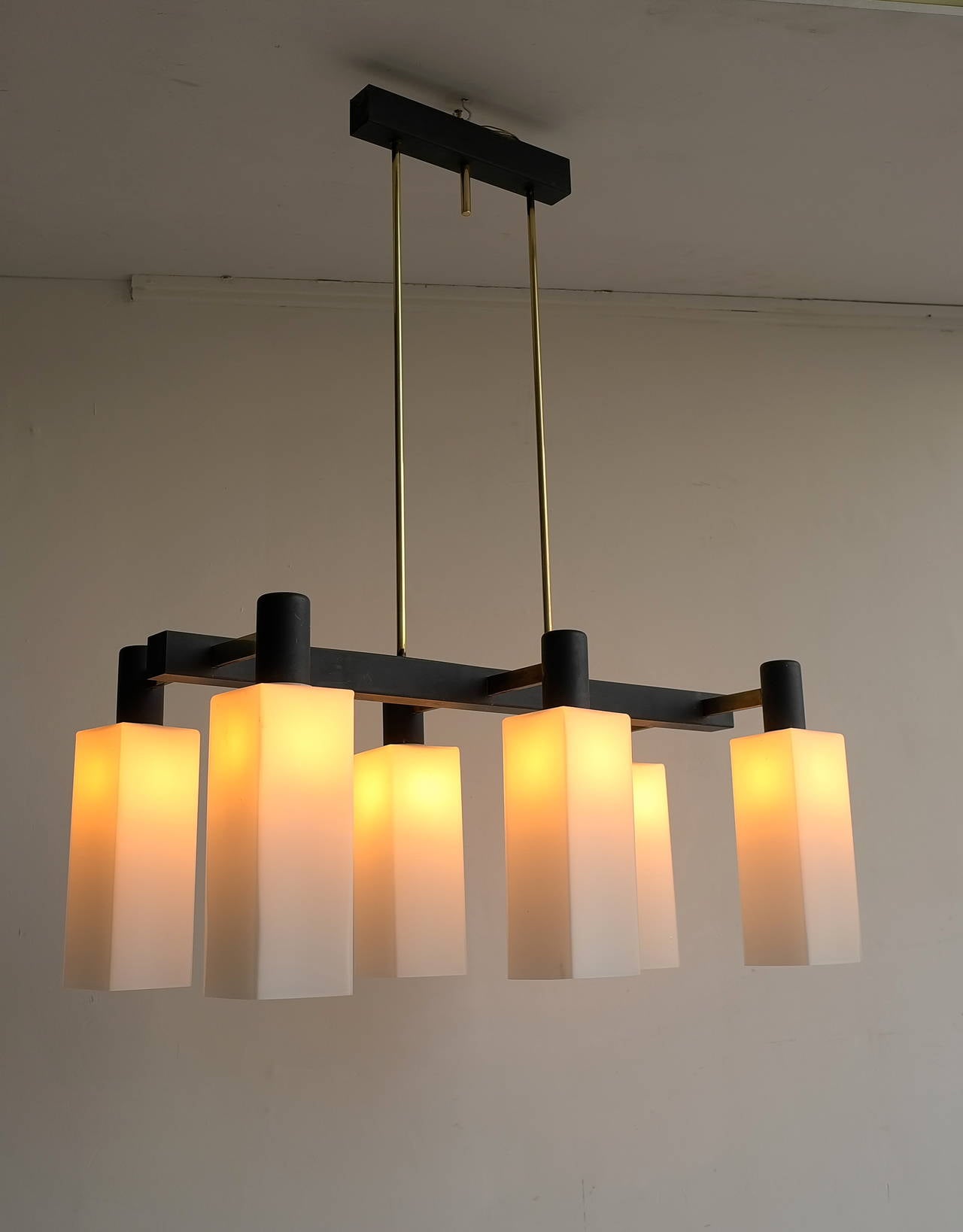 Italian Monumental Pendant Lamp, 1960s For Sale 3