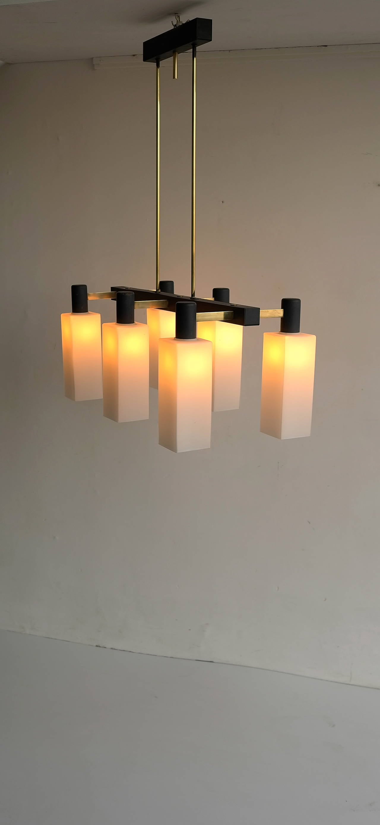 Italian Monumental Pendant Lamp, 1960s For Sale 2