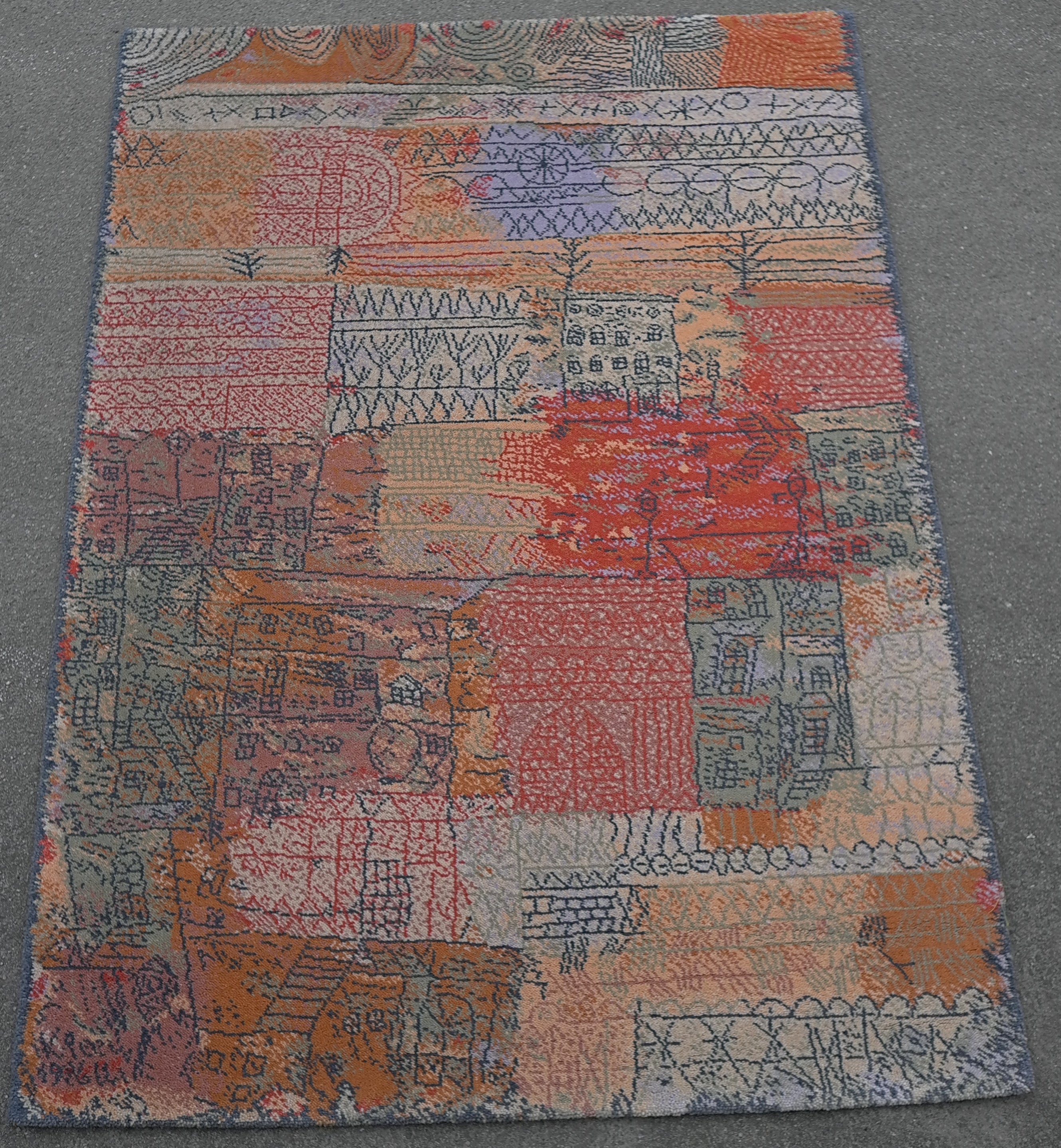 Paul klee art rug Florentinisches villenviertel