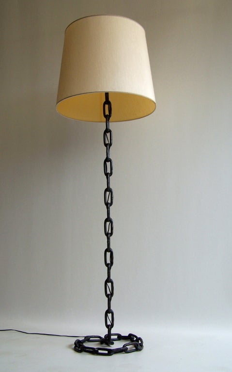 Late 20th Century Large Chain Floor Lamp in the Style of Franz West