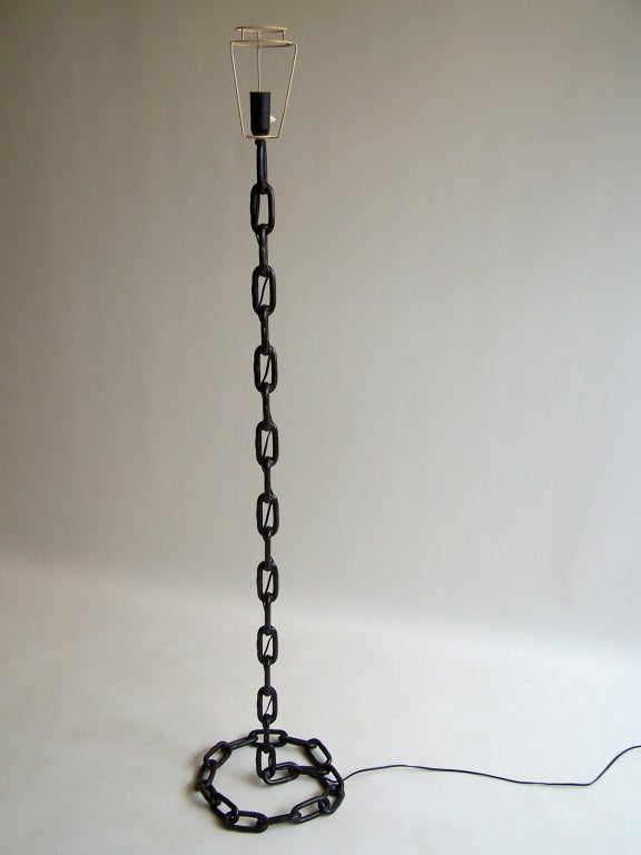 Large Chain Floor Lamp in the Style of Franz West 2