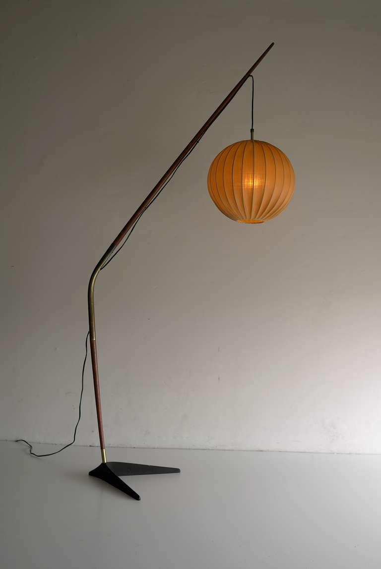 Svend Aage Holm Sorensen floor lamp In Good Condition In Den Haag, NL
