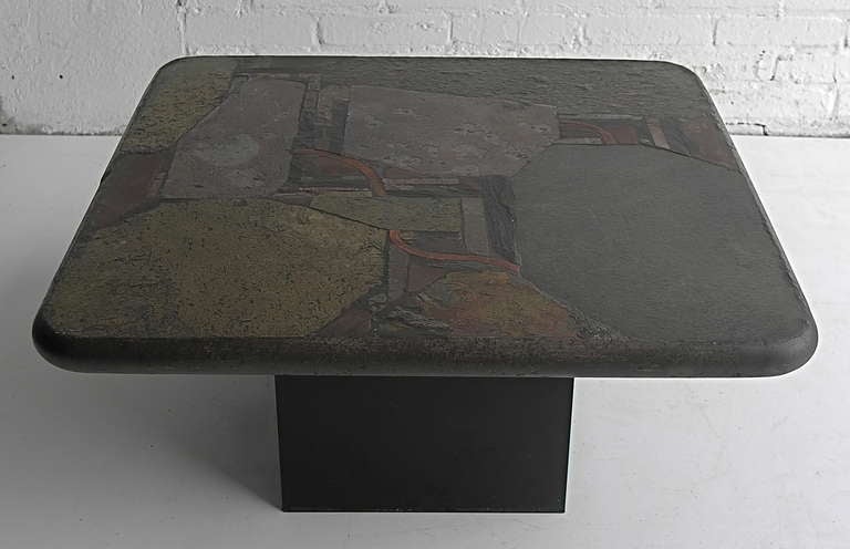 Paul Kingma African Slate And Stone Art Table