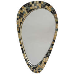 Mirror with Mosaic Glass Tiles, 1960s