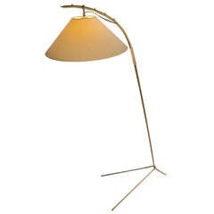 JT Kalmar Adjustable Floor Lamp, Austria, 1950s