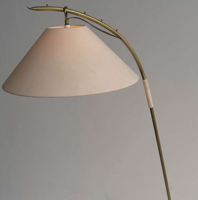 JT Kalmar Adjustable Floor Lamp, Austria, 1950s In Excellent Condition In Den Haag, NL