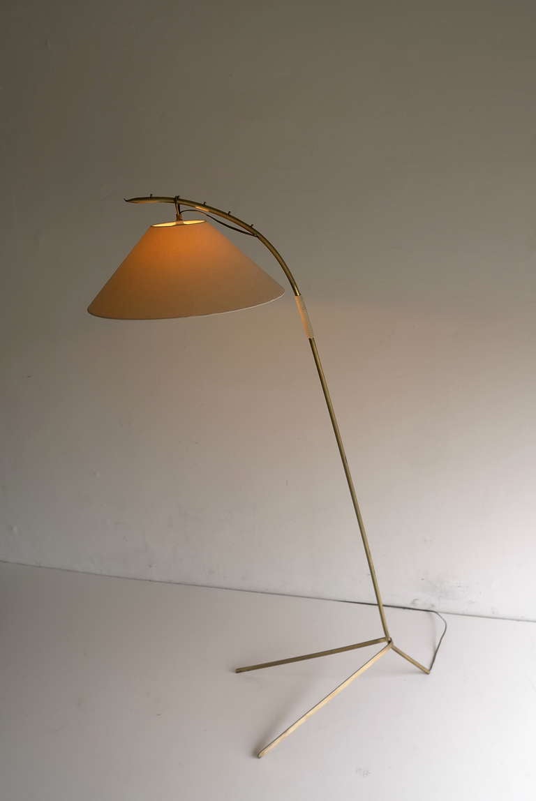 JT Kalmar Adjustable Floor Lamp, Austria, 1950s 2