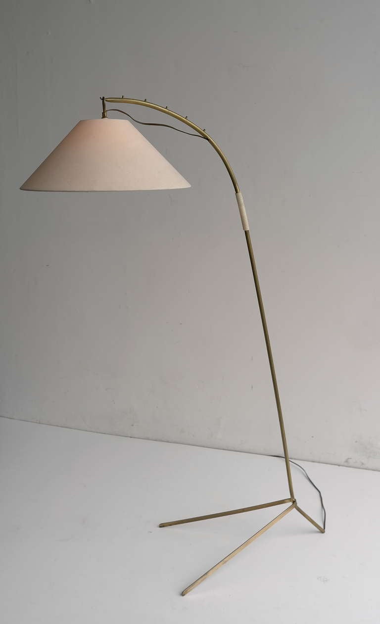JT Kalmar Adjustable Floor Lamp, Austria, 1950s 1