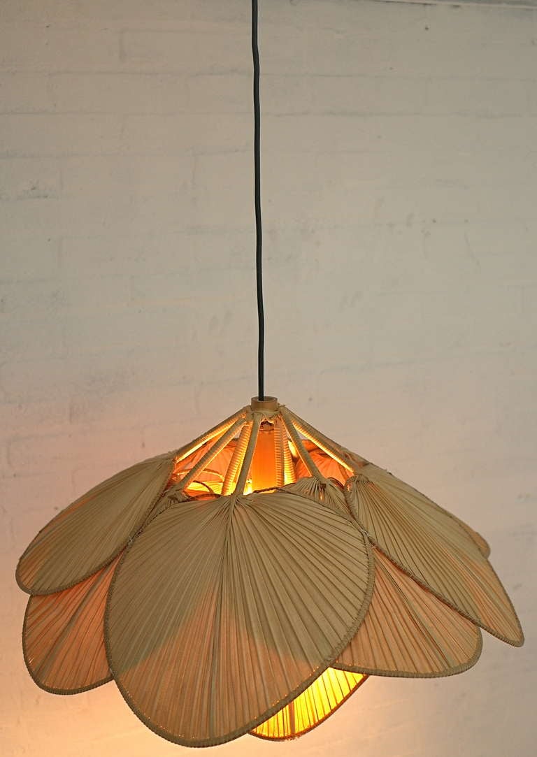 Ingo Maurer Bamboo pendant lamp Uchiwa