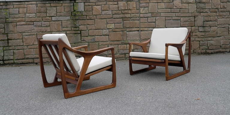 Mid-20th Century Pair of Lounge Chairs by De Ster, The Netherlands, 1960s