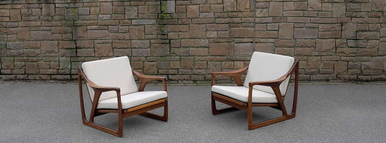 Pair of Lounge Chairs by De Ster, The Netherlands, 1960s In Excellent Condition In Den Haag, NL