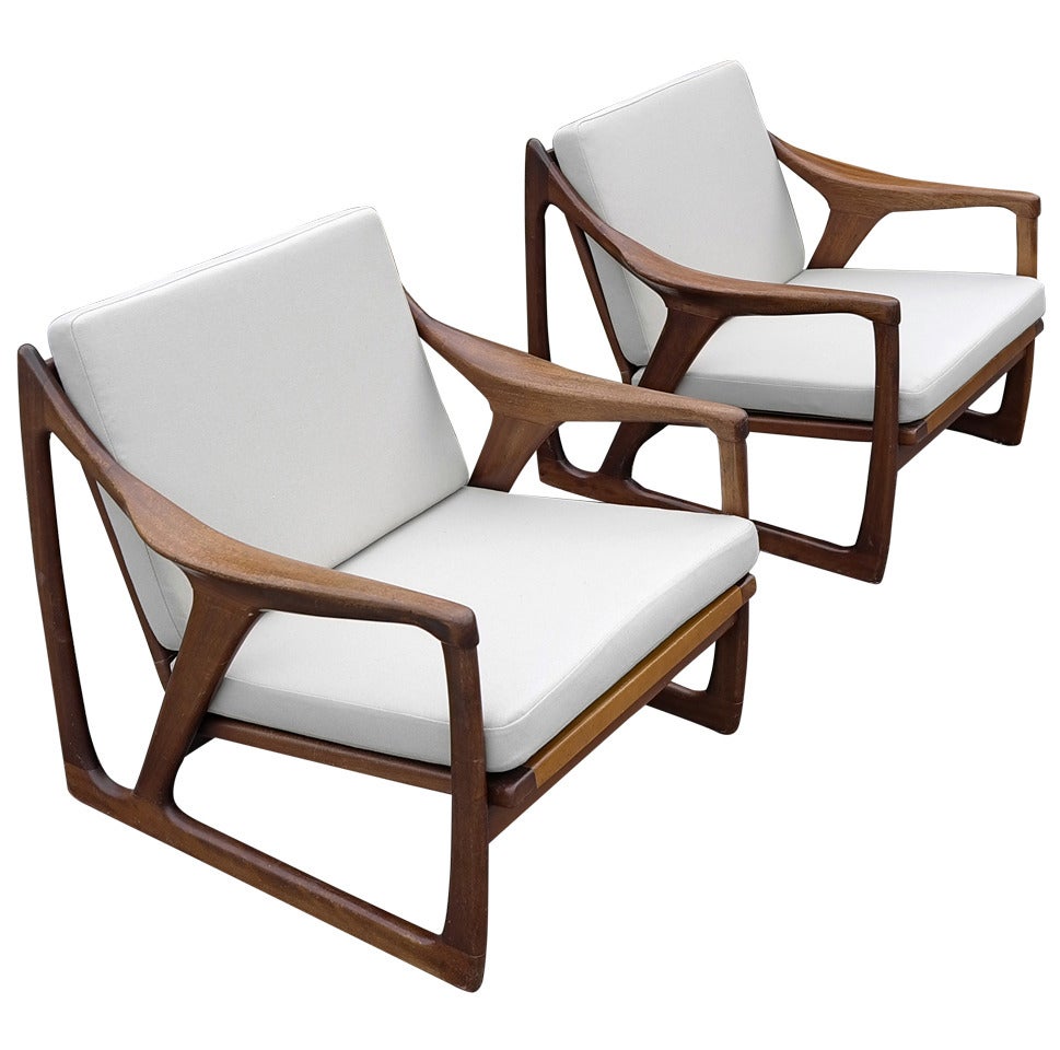 Pair of Lounge Chairs by De Ster, The Netherlands, 1960s