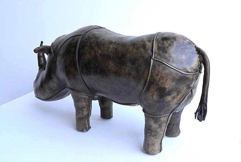 British Leather Rhino by Dimitri Omersa for Abercrombie & Fitch