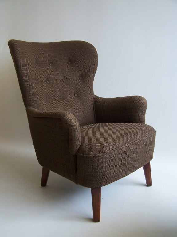 Dutch Pair of armchairs by Theo Ruth Artifort 1950's