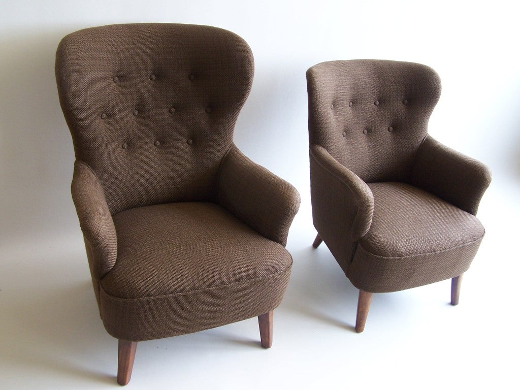 Pair of armchairs by Theo Ruth Artifort 1950's 1