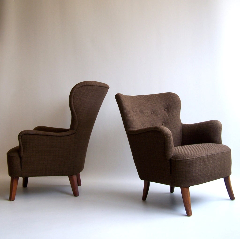 Pair of armchairs by Theo Ruth Artifort 1950's 2