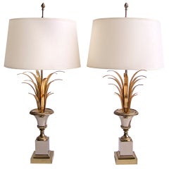 Pair of Large Table Lamps by Maison Charles, Paris