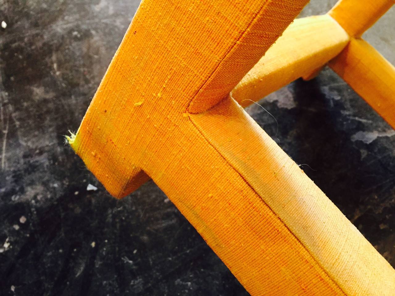 Pair Parson Stools in the Style of Milo Baughman 4