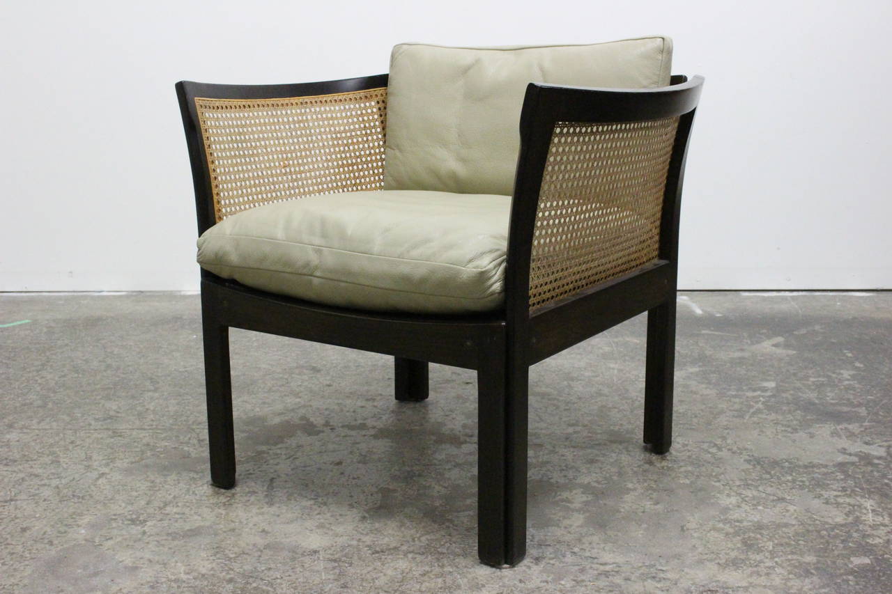 Mid-Century Modern Pair of Illum Wikkelso Lounge Chairs