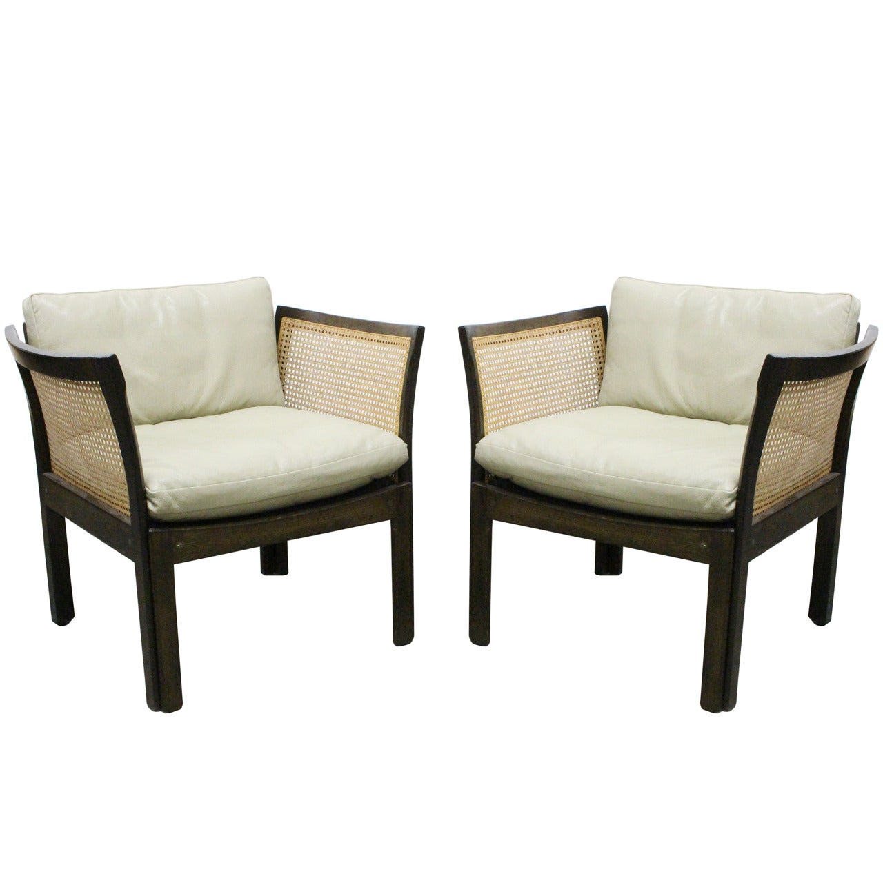 Pair of Illum Wikkelso Lounge Chairs