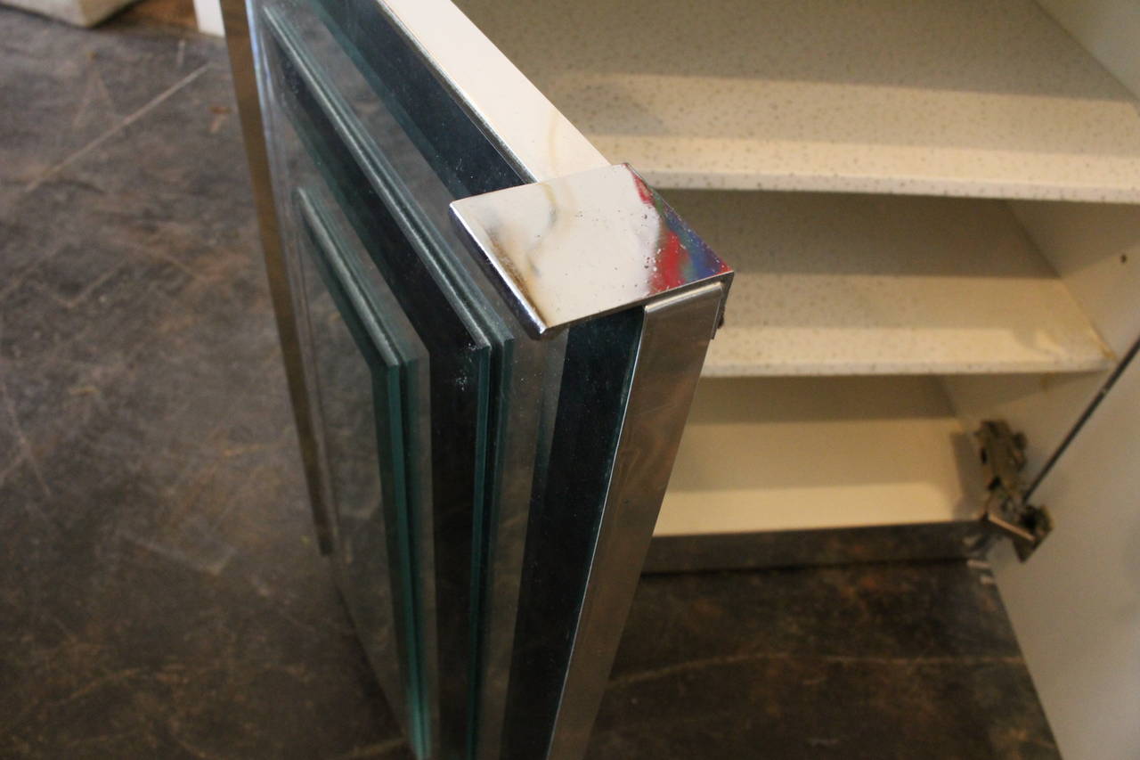 Pair of Ello Mirrored Nightstands 1