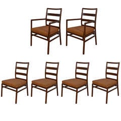 T.H. Robsjohn-Gibbings Set of 6 Dining Chairs