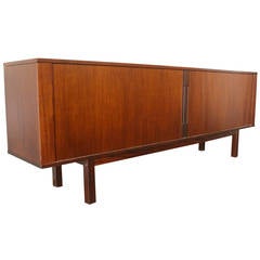 Hans Olsen Rosewood Tambour Credenza