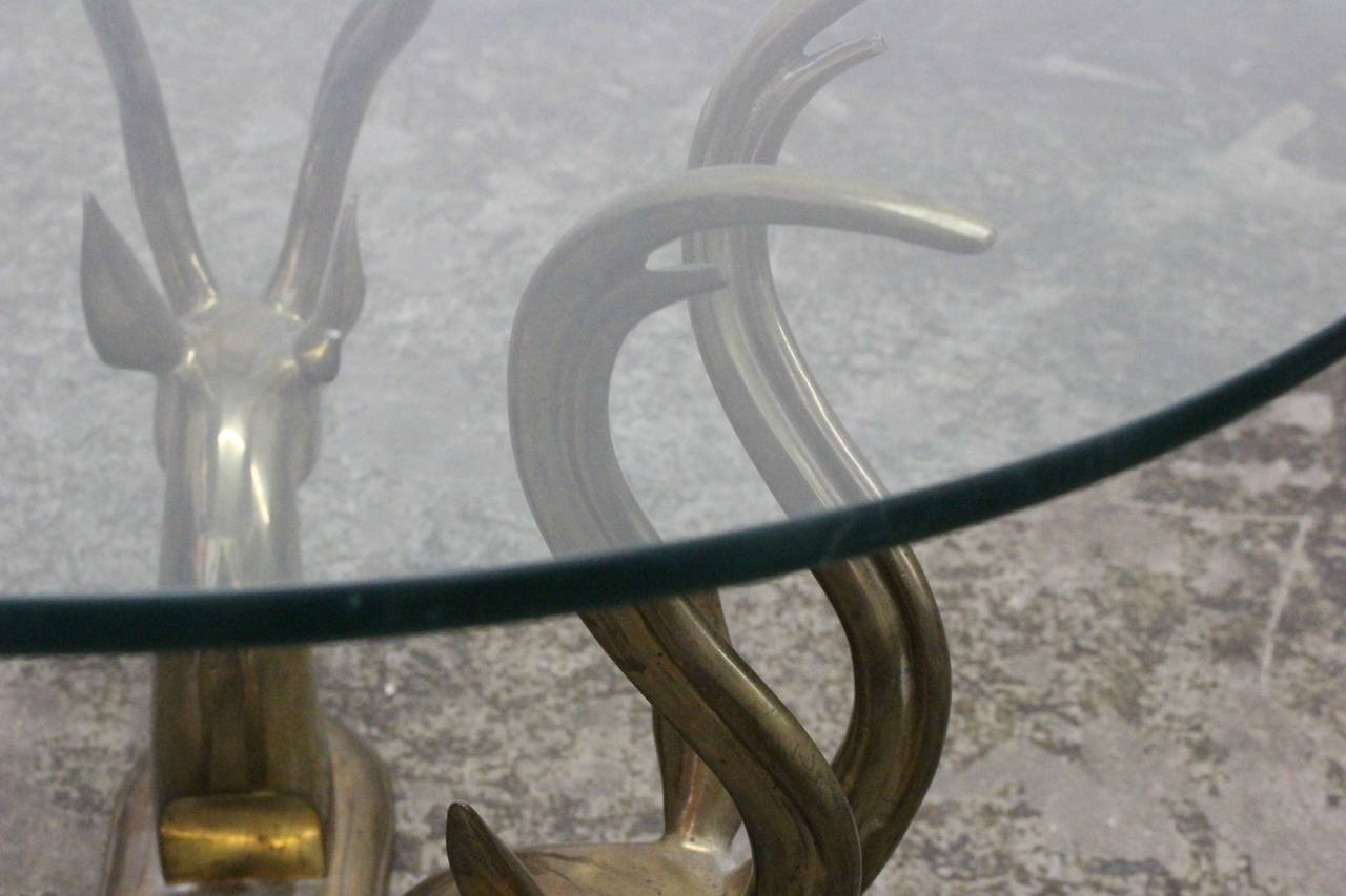 Brass Gazzelle Coffee Table 3