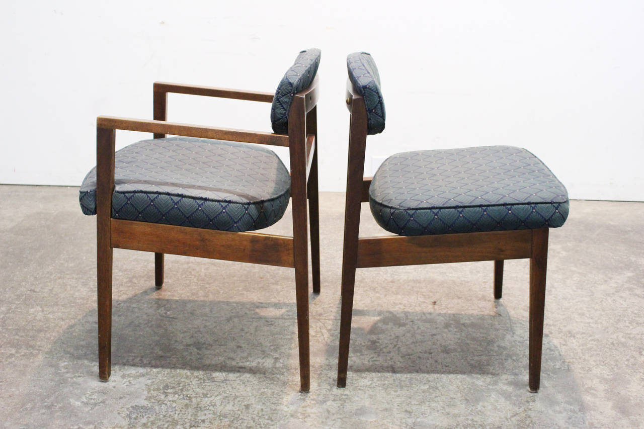Mid-Century Modern Set of Seven Herman Miller Chairs designed by George Nelson