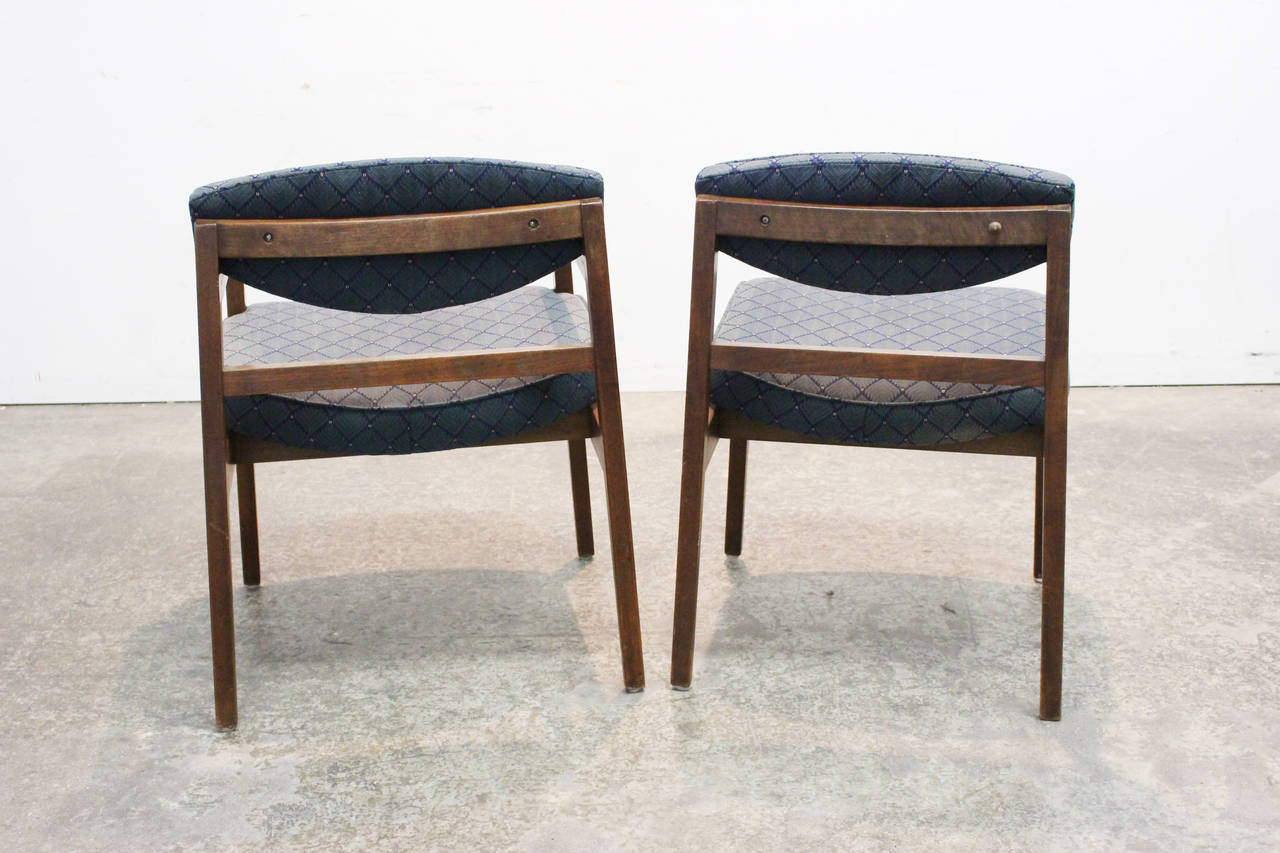 American Set of Seven Herman Miller Chairs designed by George Nelson