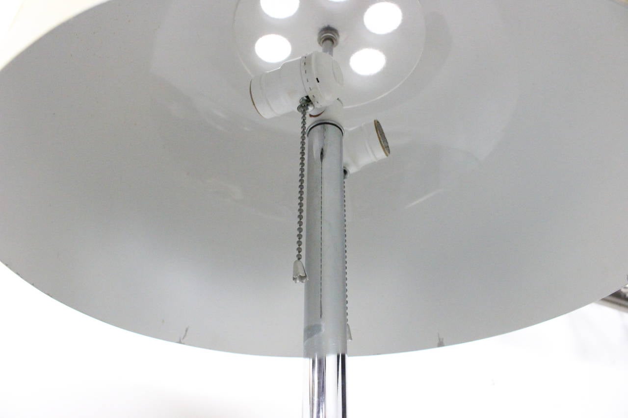 American Pair of Mushroom Dome Floor Lamps by Laurel