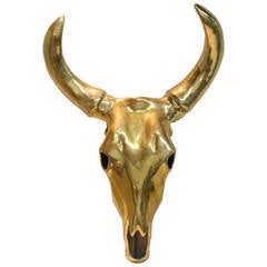 Brass Cow Skull