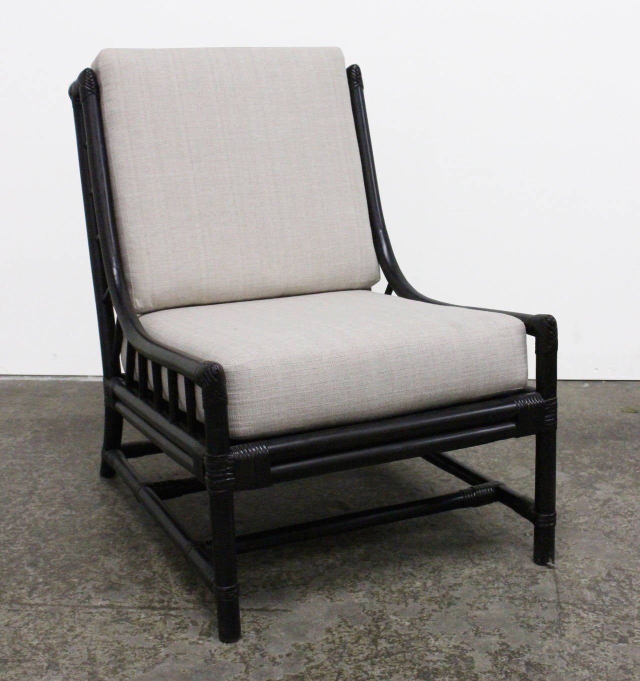 American Lounge Chair and Ottoman by Tommi Parzinger for Willow & Reed