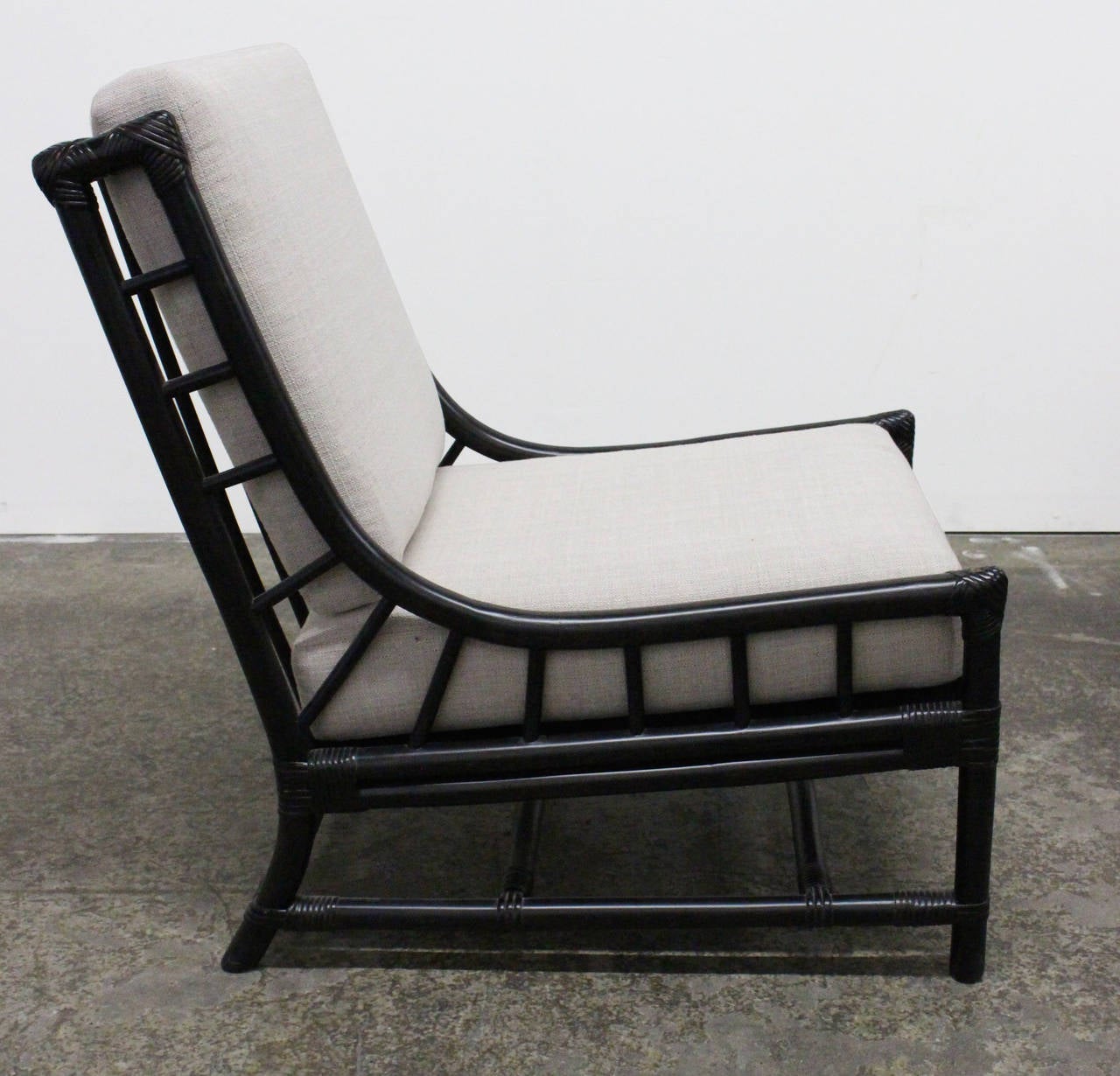 Lounge Chair and Ottoman by Tommi Parzinger for Willow & Reed In Excellent Condition In Dallas, TX