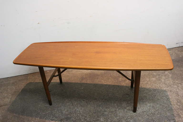 Danish Teak Table by Jacob Kjaer In Good Condition In Dallas, TX