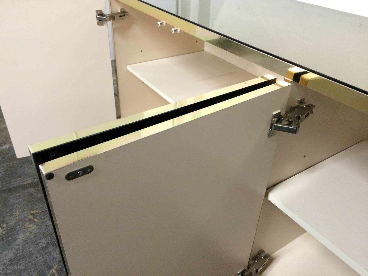 ello mirrored credenza