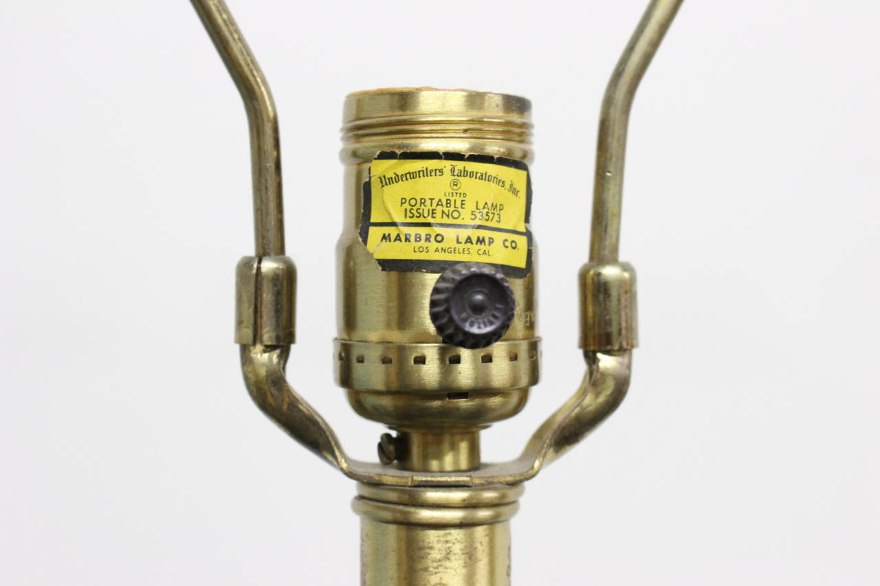 Mid-Century Modern Single 1960s Murano Lamp by Seguso for Marbro Lamp Co.