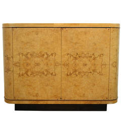 Milo Baughman Burlwood Petite Credenza