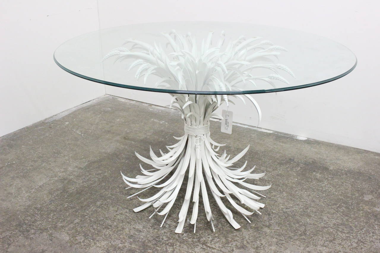 Sculptural Sheaf of Wheat Dining or Entry Hall Table