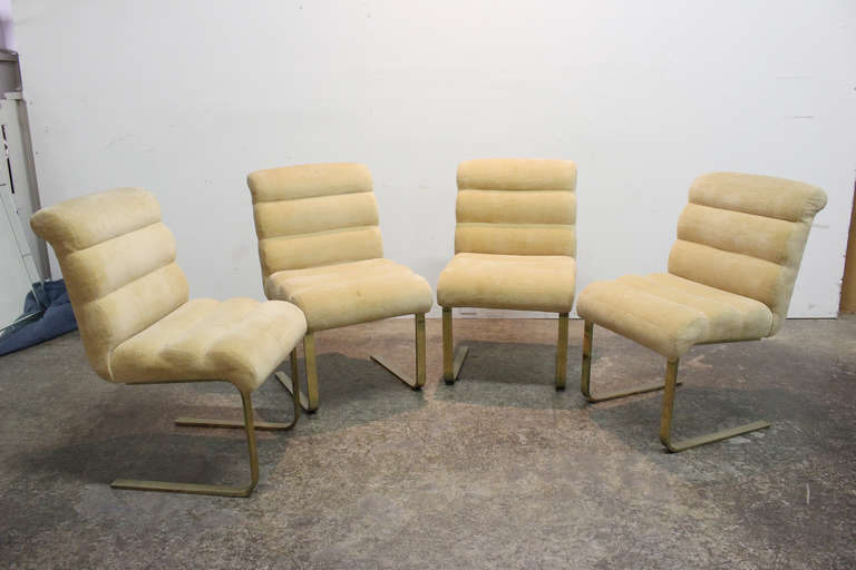 Set of Four Lugano Dining Chairs by Mariani for Pace 1