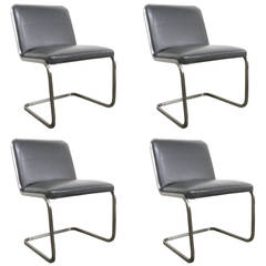 Set of Four Cantilever Chairs by Brueton