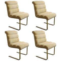 Set of Four Lugano Dining Chairs by Mariani for Pace