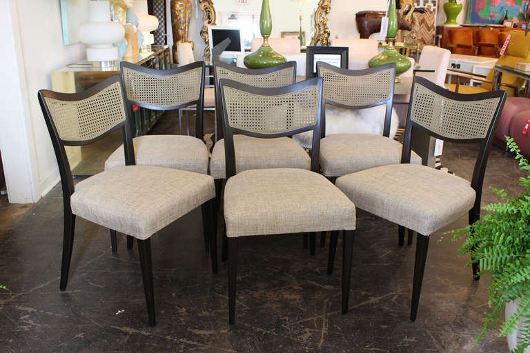 Set of Six Harvey Probber Dining Chairs In Good Condition In Dallas, TX