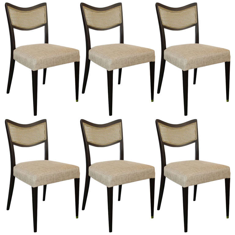 Set of Six Harvey Probber Dining Chairs at 1stDibs